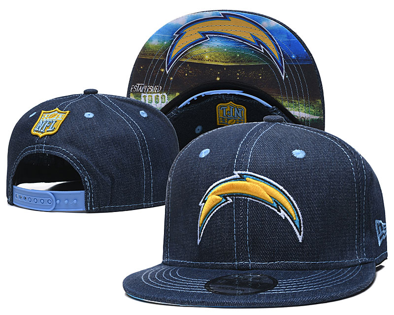 Los Angeles Chargers Stitched Snapback Hats 003